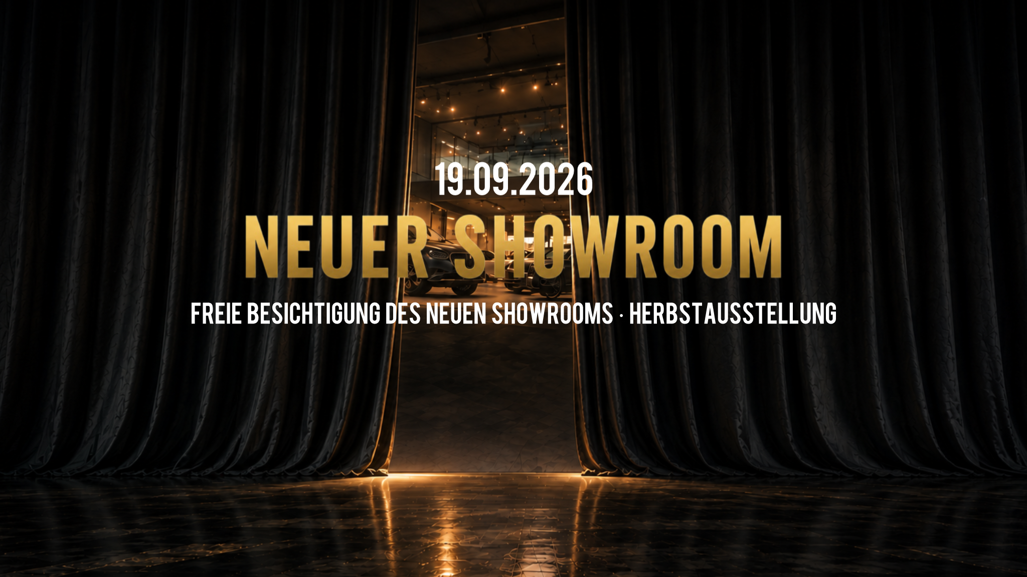 Neuer Showroom – 19. September 2026