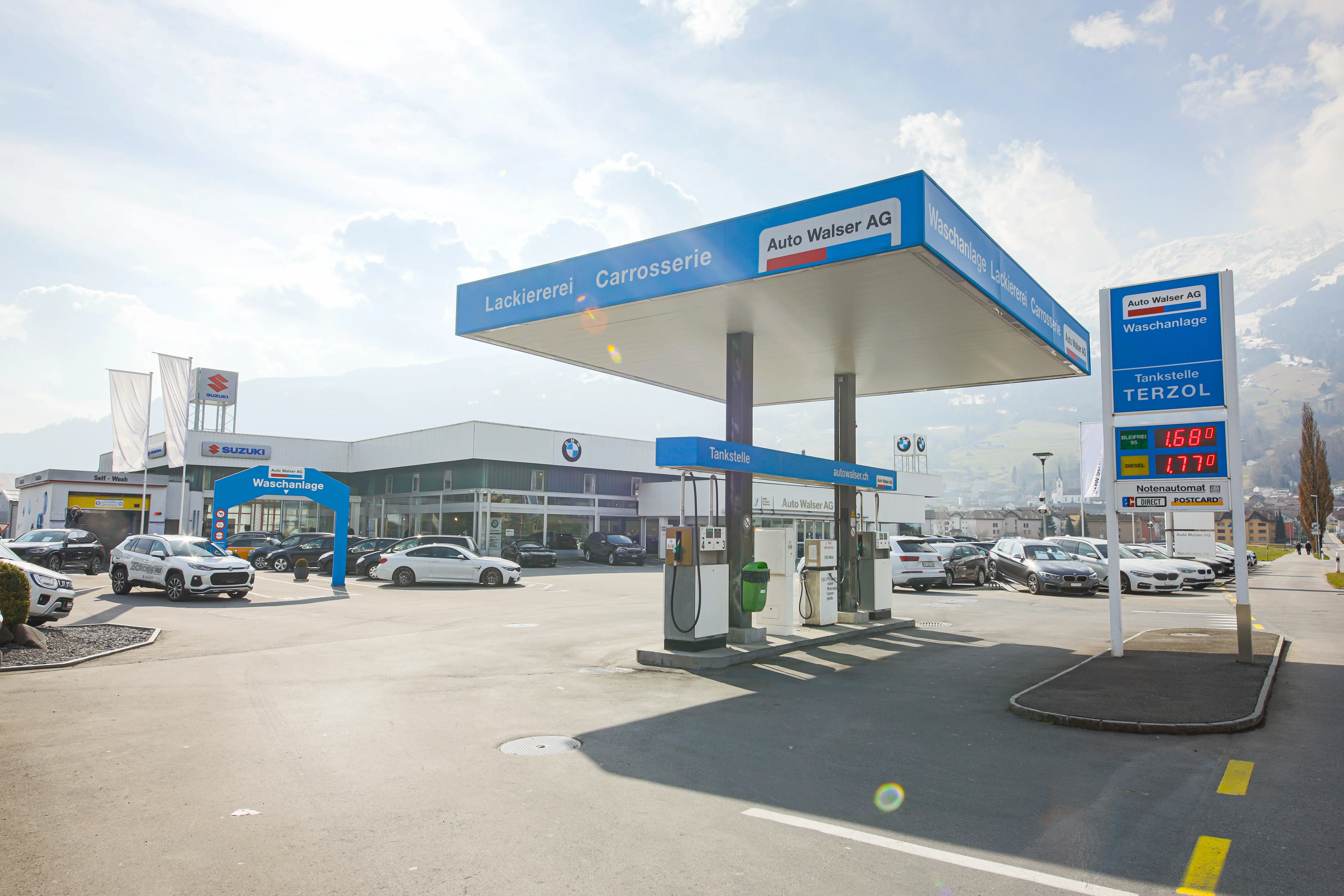Tankstelle Auto Walser AG in Wangs